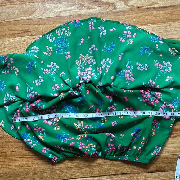 Sugarlips Floral Off-Shoulder Blouse Women’s Flowy Ruffle Boho Fairy Feminine - Picture 6 of 7